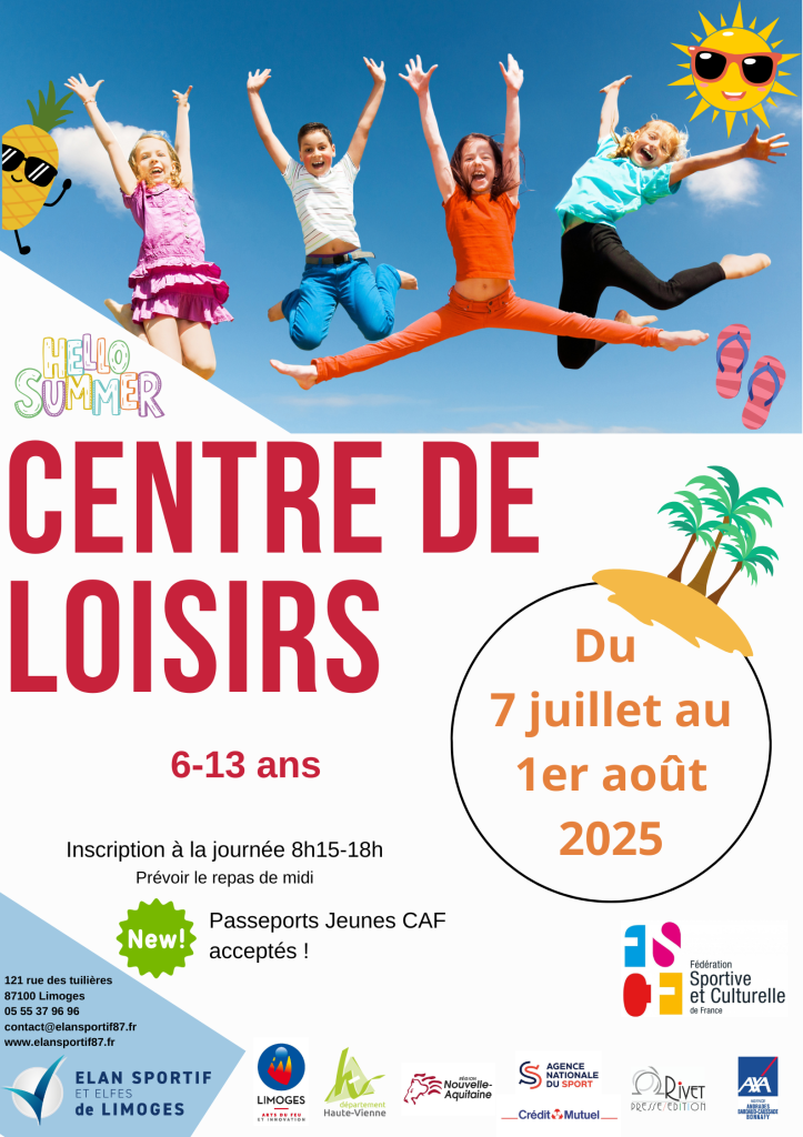 CENTRE DE LOISIRS juillet